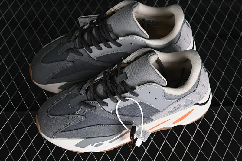 All Categories Ad Yeezy Coconut Series G Version Ad Yeezy Boost 700 "Magnet" FV9922 Kanye Coconut 700 3M Reflective Running Shoes